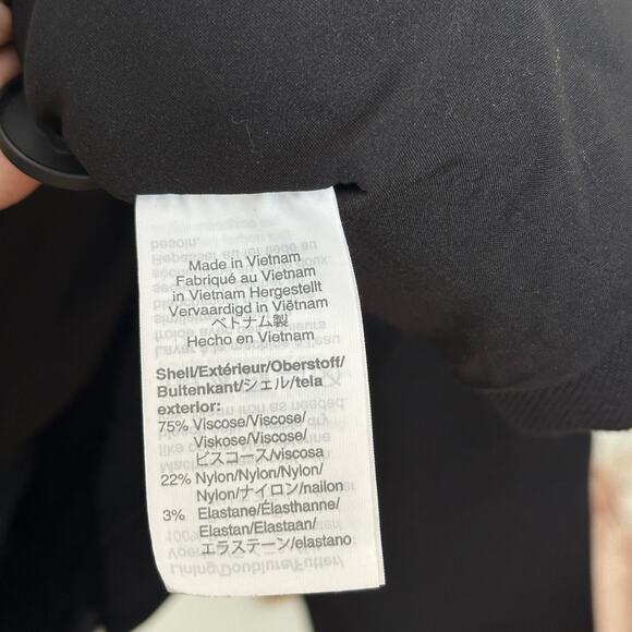 MADEWELL Structured Tribune Blazer Black Minimalistic Sz 2 {3J44} - Picture 6 of 7